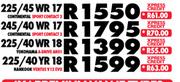 Premium Tyres Continental-245/40 WR 17
