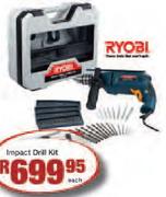 Ryobi Impact Drill Kit