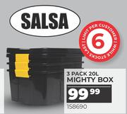 Salsa 3 Pack 20Ltr Mighty Box 158690
