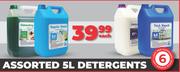Assorted Detergents-5Ltr Each