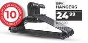 15 Pack Hangers 107820