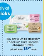 Oh So Heavenly Facial Skin Care Products-Each