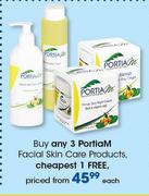Portiam Facial Skin Care Products-Each