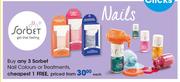 Sorbet Nail Colours Or Treatments-Each