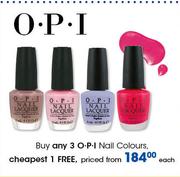 O.P.I Nail Colours-Each