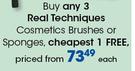 Real Techniques Cosmetics Brushes Or Sponges-Each
