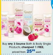 Source Bath & Body Single Products-Each
