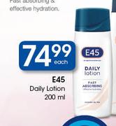 E45 Daily Lotion-200ml Each