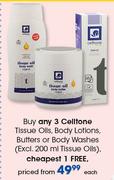 Celltone Tissue Oils, Body Lotions, Butters Or Body Washes(Excl. 200ml Tissue Oils)-Each
