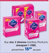 Libresse Sanitary Products-Per Pack