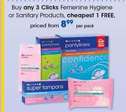 Clicks Femenine Hygiene Or Sanitary Products-Per Pack