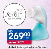 Sorbet Rechargeable Facial Cleanser-Each