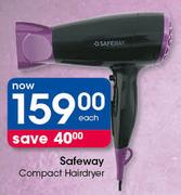 Safeway Compact Hairdryer-Each