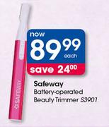 Safeway Battery Operated Beauty Trimmer S3901-Each
