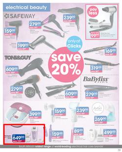 Clicks : Autumn Savings (22 Mar - 4 Apr 2019), page 15