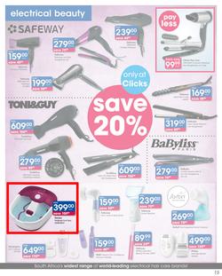 Clicks : Autumn Savings (22 Mar - 4 Apr 2019), page 15