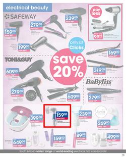 Clicks : Autumn Savings (22 Mar - 4 Apr 2019), page 15