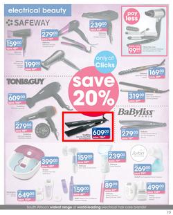 Clicks : Autumn Savings (22 Mar - 4 Apr 2019), page 15