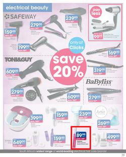 Clicks : Autumn Savings (22 Mar - 4 Apr 2019), page 15