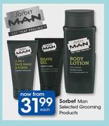 Sorbet Man Selected Grooming Products-Each