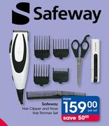 Safeway Hair Clipper And Nose Hair Trimmer Set-Per Set