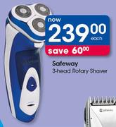 Safeway 3-Head Rotary Shaver-Each