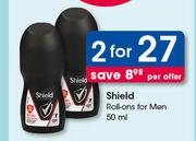 Shield Roll Ons For Men-2X50ml