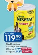 Nestle Fortigrow School Age Powdered Milk-900g Each 