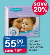 Lansinoh Disposable Nursing Pads-24 Per Pack