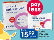 Clicks Pay Less Baby Wipes-Per Pack