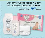 Clicks Made 4 Baby Mini Toiletries-Each