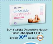 Clicks Disposable Nappy Sacks-Each