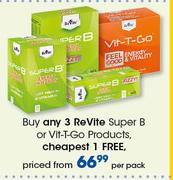 ReVite Super B Or Vit-T-Go Products-Per Pack