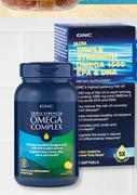 GNC Triple Strength Omega Complex 90 Softgels-Per Pack