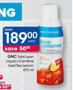 GNC Total Lean Liquid L-Carnitine Iced Tea Lemon-473ml Each