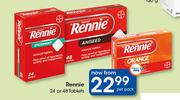 Rennie-24 Or 48 Tablets Per Pack