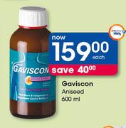 Gaviscon Aniseed-600ml Each