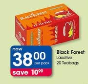Black Forest Laxative Teabags-20 Per Pack