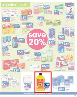 Clicks : Autumn Savings (22 Mar - 4 Apr 2019), page 41