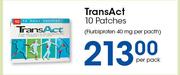 Trans Act 10 Patches-Per Pack