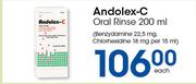 Andolex-C Oral Rinse-200ml Each