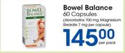 Bowel Balance 60 Capsules-Per Pack