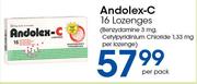 Andolex-C 16 Lozenges-Per Pack
