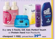 Fiesta, Gill, Kair, Perfect Touch Or Protein Feed Hair Products-Each