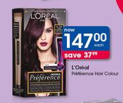 L'Oreal Preference Hair Colour-Each