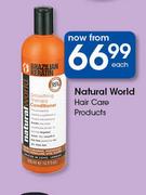 Natural World Hair Care Products-Each