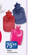 Clicks Hot Water Bottles- Each
