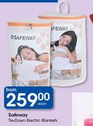 Safeway Tie Down Electric Blankets-Each