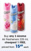 Airoma Air Fresheners-225ml Each
