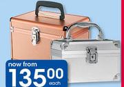 Clicks Aluminium Large Copper Cosmetics Case-Each
